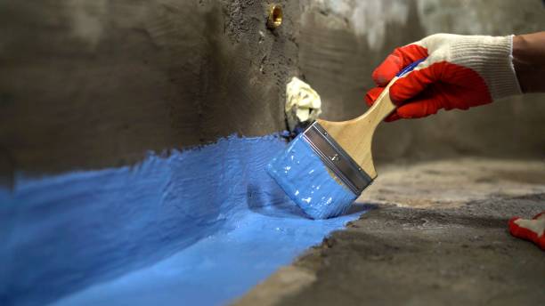 Commercial Basement Waterproofing project at a Bangor, WI business property by SJ Waterproofing Pros
